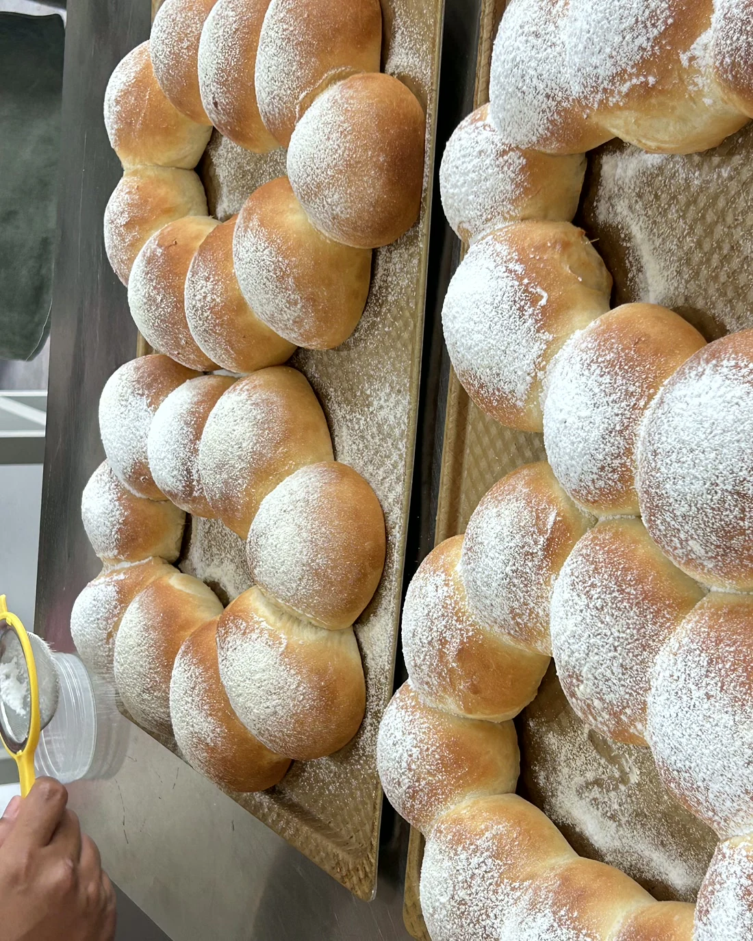 Real BWC soft bread baked and finished with a light sugar dusting at JWC Academy
